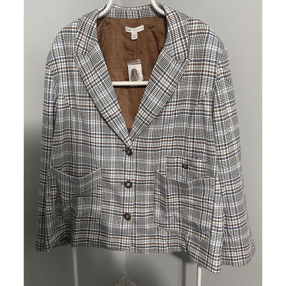 NWT Cato Women's Plus Sportswear  Jacket Size 26